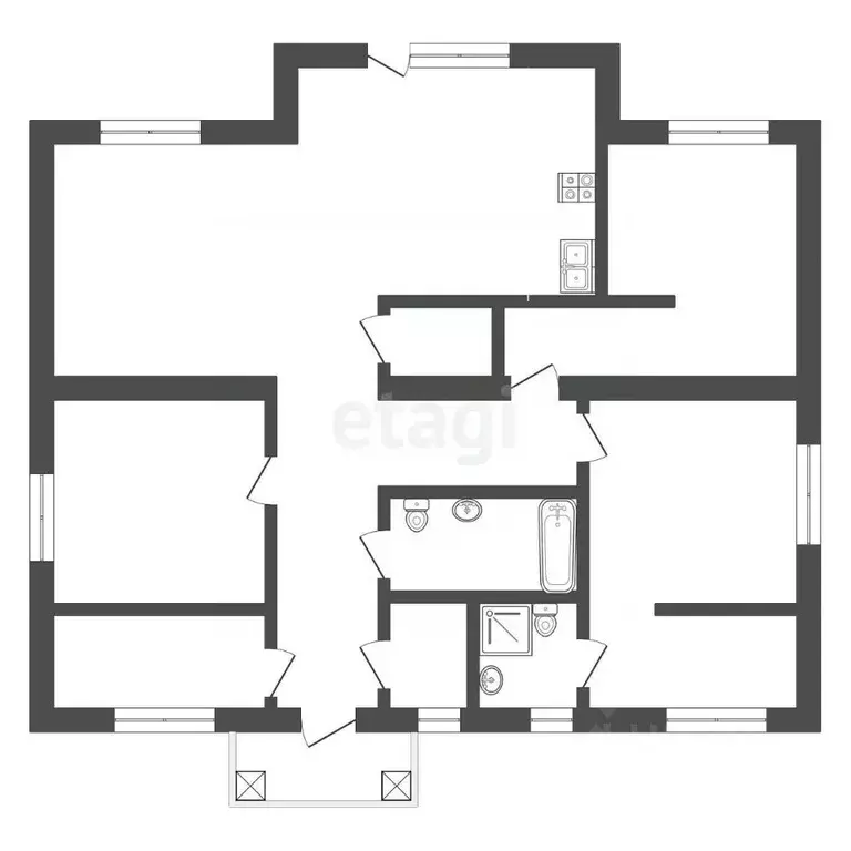 Дом в Тюменская область, Тюменский муниципальный округ, Новокаменский ... - Фото 1