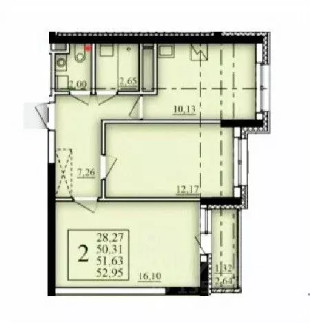 2-к кв. Башкортостан, Уфа Затон-Восточный жилрайон, Паруса жилой ... - Фото 1