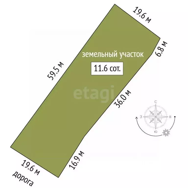 Участок в Башкортостан, Бирский район, Старопетровский сельсовет, с. ... - Фото 1