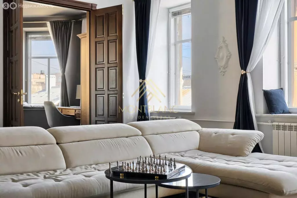 3-комнатная квартира: Санкт-Петербург, Басков переулок, 37-39 (124.9 ... - Фото 1