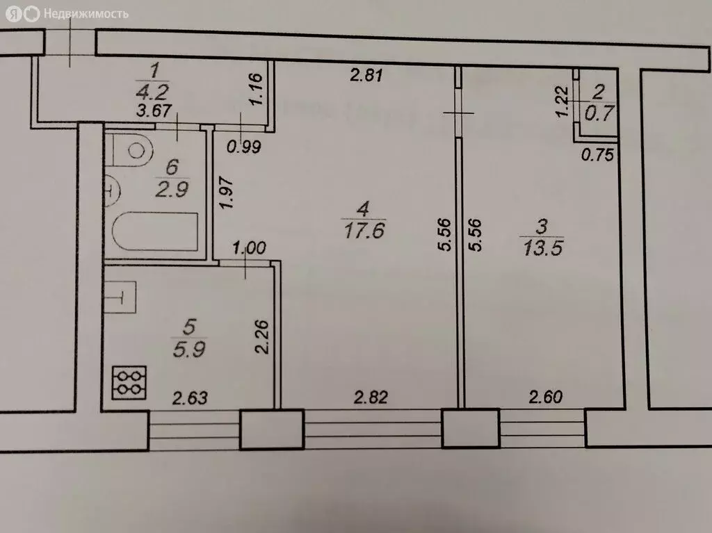 2-комнатная квартира: Торжок, Студенческая улица, 6 (45 м) - Фото 1