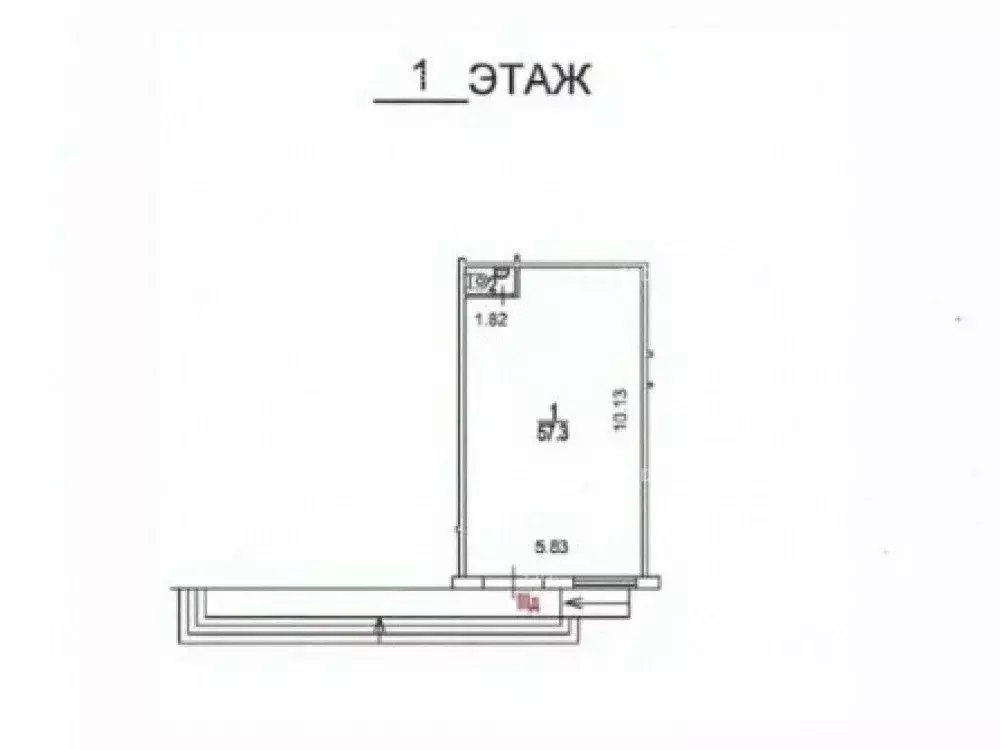Помещение свободного назначения в Москва Осенний бул., 7К2 (59 м) - Фото 2