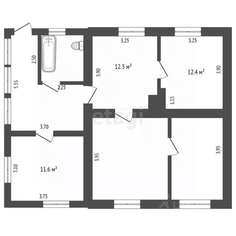 4-к кв. Камчатский край, Петропавловск-Камчатский пос. Заозерный, ул. ... - Фото 2