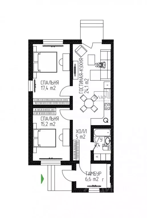 Коттедж в Челябинская область, Магнитогорск ул. Дубравная (65 м) - Фото 1