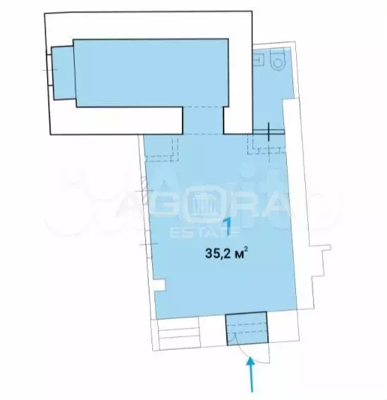 33,5 м2/Табак/Продажа торгового помещения на Маяковской - Фото 0