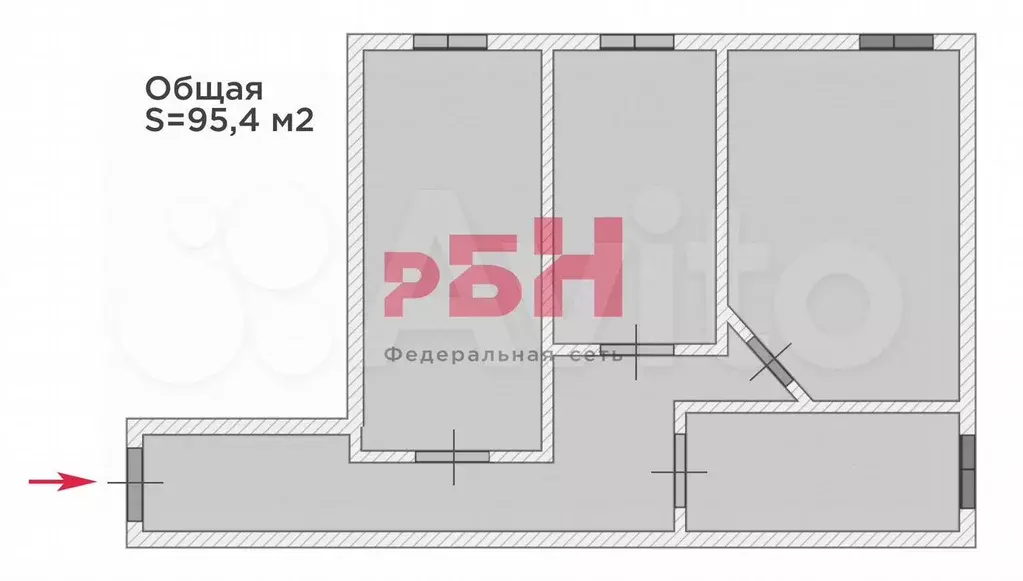 Продам офис 95,4 м2 в Тюмени - Фото 0
