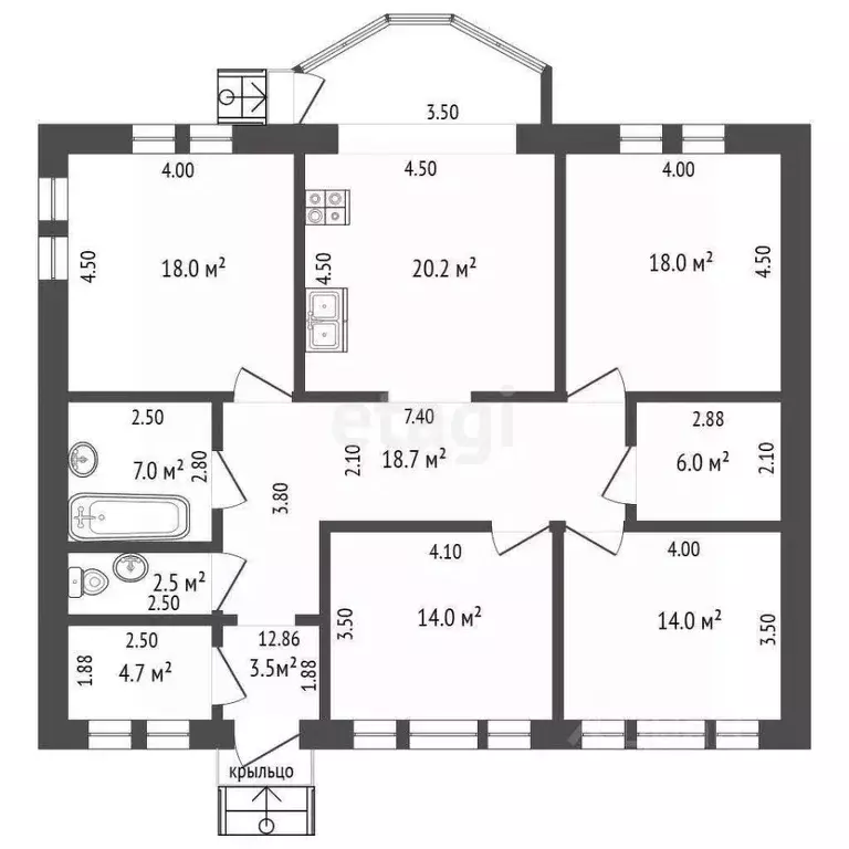 Дом в Белгородская область, Белгородский район, Беломестненское с/пос, ... - Фото 1