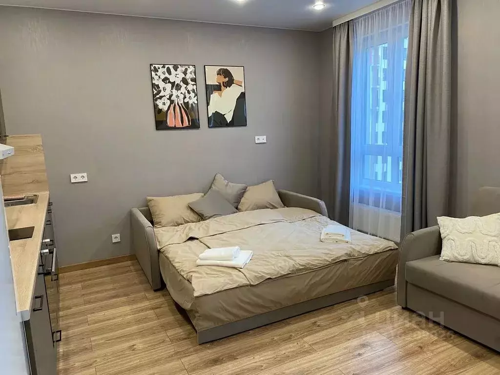 Студия Краснодарский край, Сочи ул. Искры, 88к2 (31.0 м) - Фото 1