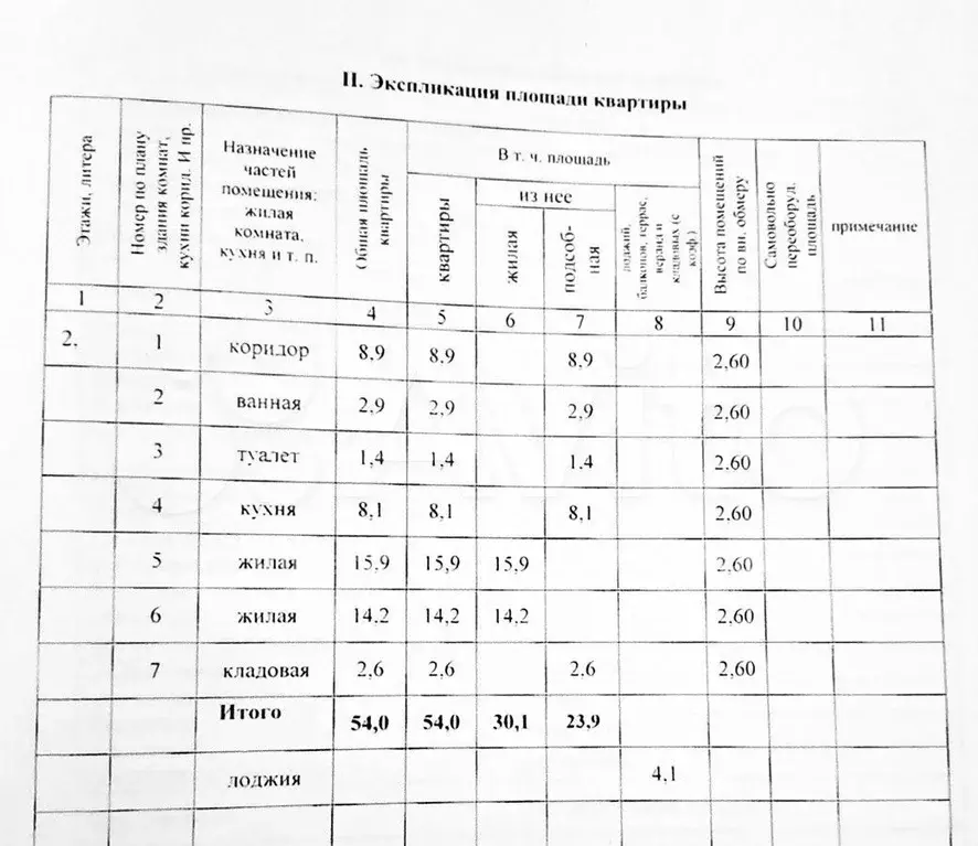 2-к. квартира, 54 м, 2/9 эт. - Фото 1
