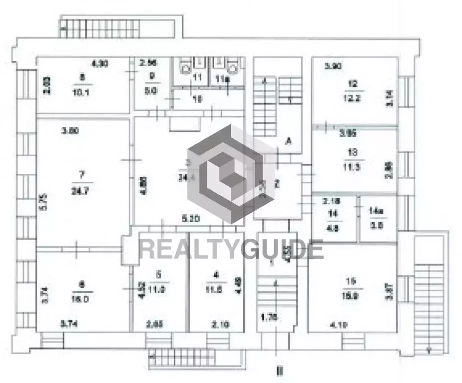 Помещение свободного назначения в Москва 1-й Спасоналивковский пер., 6 ... - Фото 1