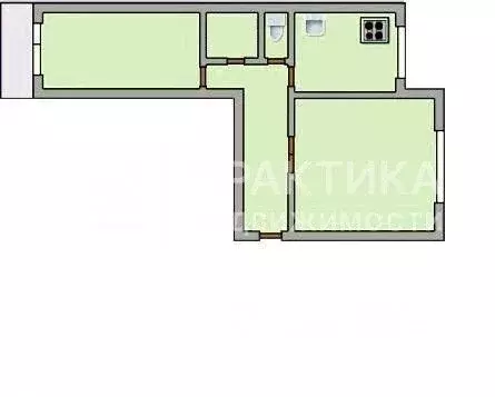 2-к кв. Москва Новоорловская ул., 8К2 (52.6 м) - Фото 2