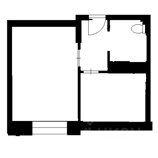1-к кв. Воронежская область, Воронеж ул. Корольковой, 20 (34.8 м) - Фото 2