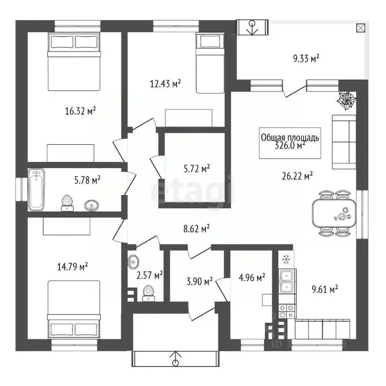 Дом в Новосибирская область, Новосибирск ул. Тимирязева, 25 (326 м) - Фото 2
