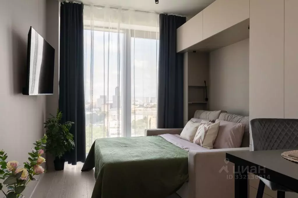 Студия Москва 2-я Хуторская ул., 34 (30.0 м) - Фото 1