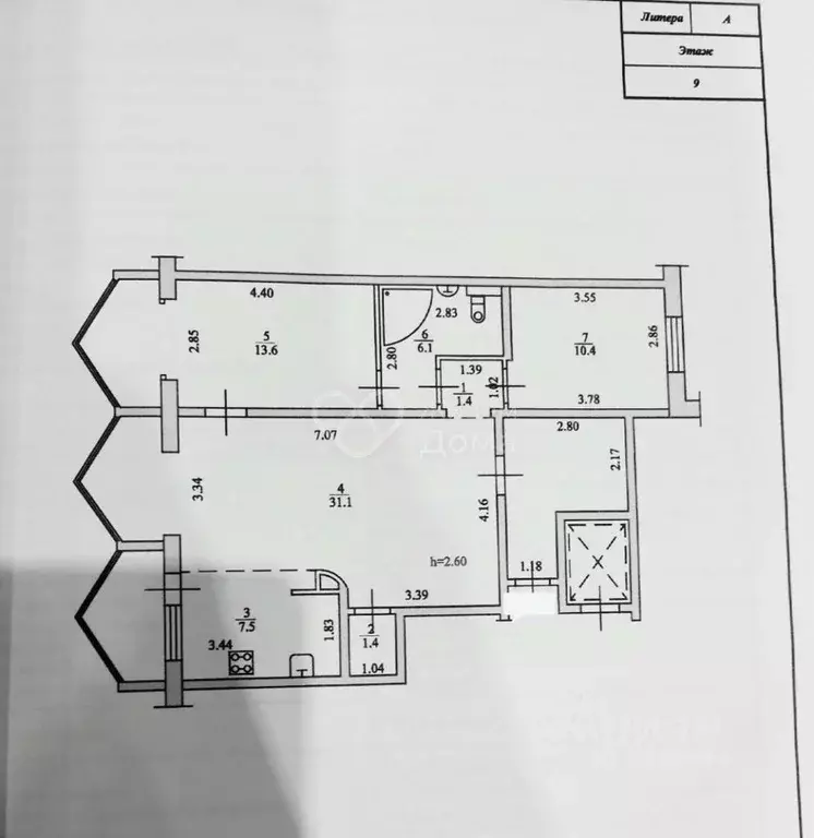 3-к кв. Волгоградская область, Волгоград ул. 8-й Воздушной Армии, 48 ... - Фото 1