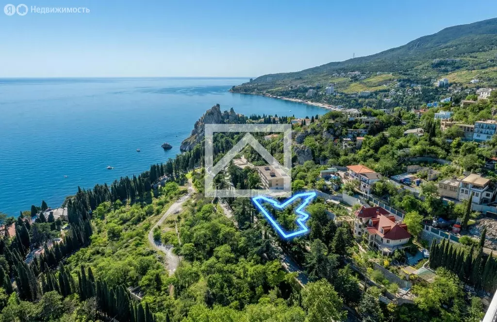 Участок в Гурзуф, Ленинградская улица, 64 (5.1 м) - Фото 1