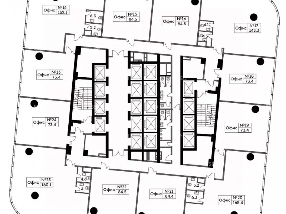 Офис в Москва Ходынский бул., 4 (160 м) - Фото 2
