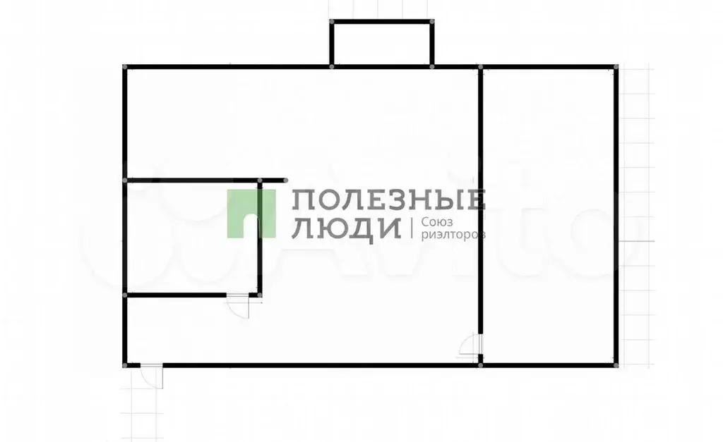 2-к. квартира, 45,3 м, 4/5 эт. - Фото 0
