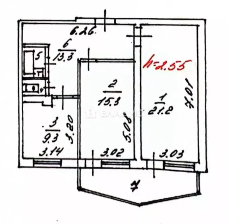 2-к кв. Белгородская область, Белгородский район, Дубовское с/пос, ... - Фото 2
