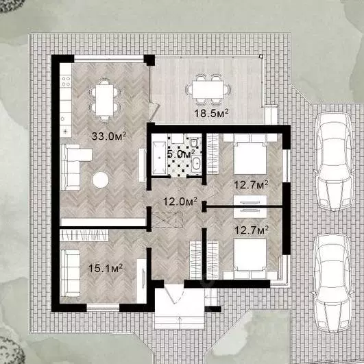 Коттедж в Адыгея, Тахтамукайский район, Старобжегокайское с/пос, Новая ... - Фото 2