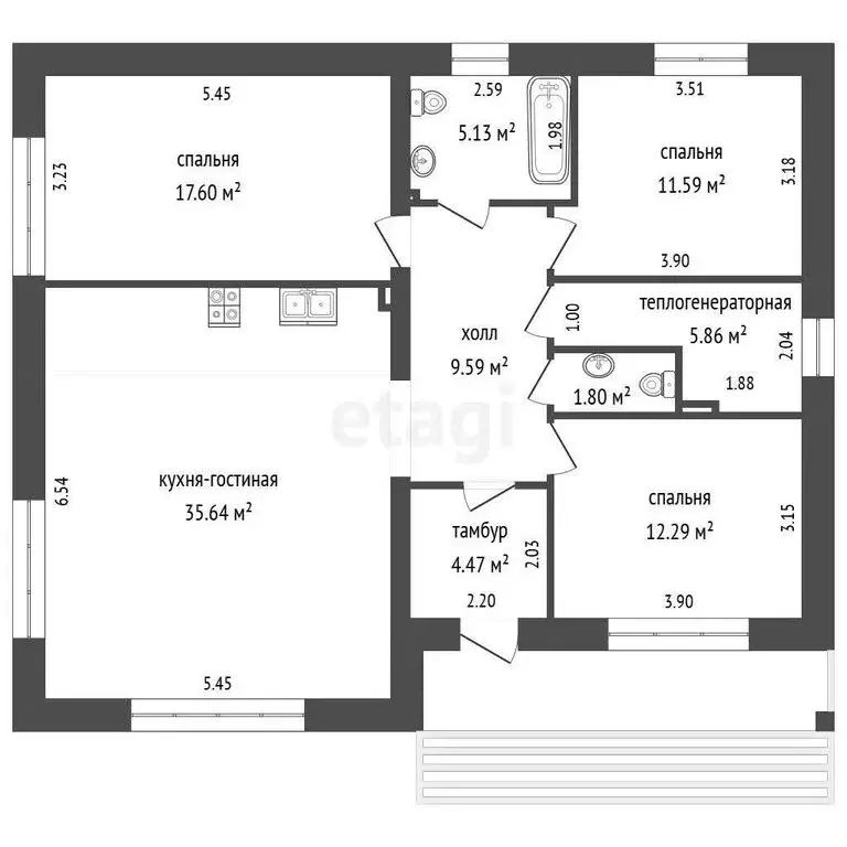 Дом в Калуга, Секиотовская улица (107 м) - Фото 2