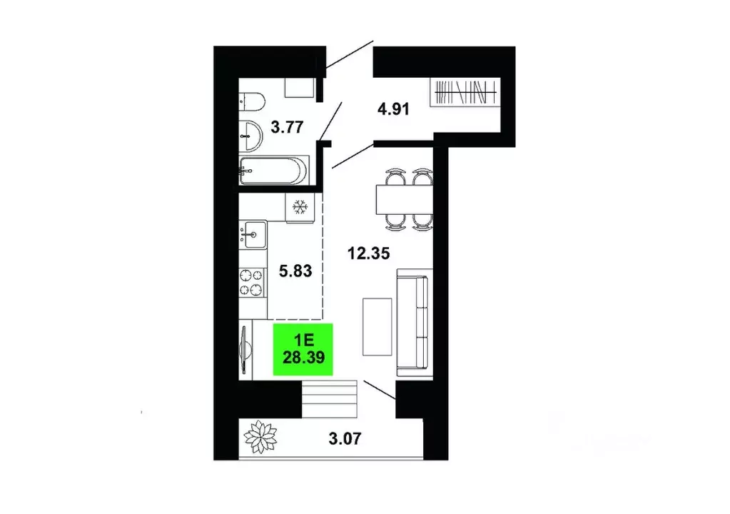Студия Кировская область, Кирово-Чепецкий район, Федяковское с/пос, д. ... - Фото 1