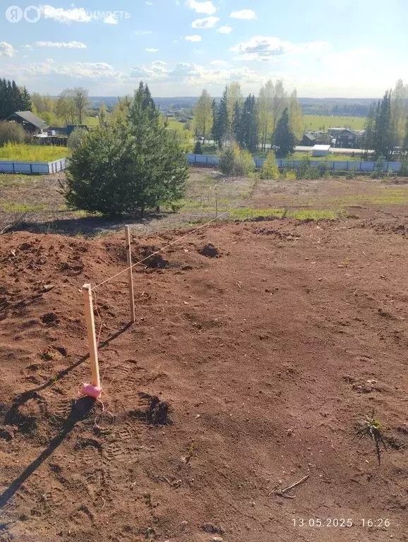 Участок в село Кстинино, Успенская улица, 8 (46 м) - Фото 1