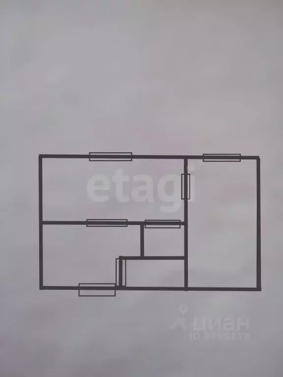 1-к кв. Татарстан, Казань ул. Дежнева, 4к2 (24.7 м) - Фото 1