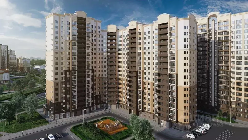 1-к кв. Крым, Симферополь ул. Мраморная, 46А (38.0 м) - Фото 0