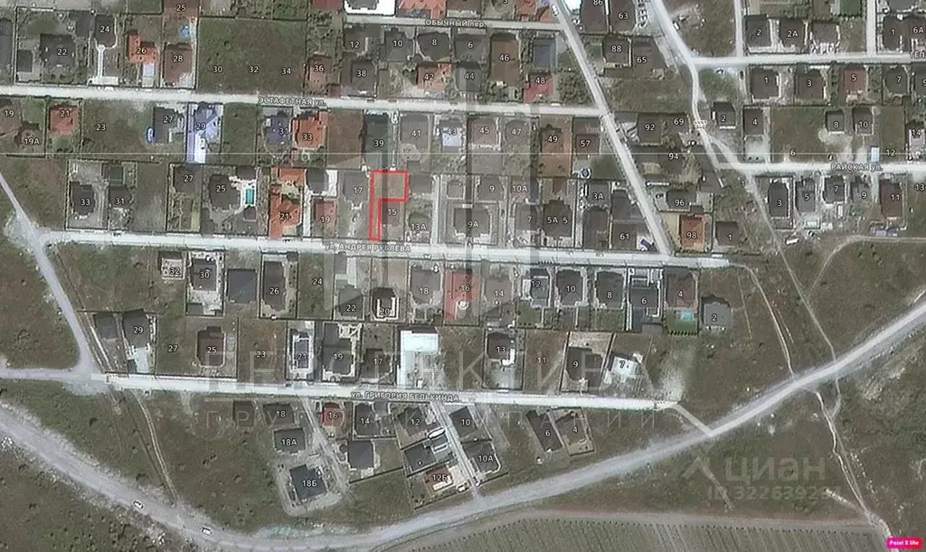 Участок в Краснодарский край, Новороссийск ул. Андрея Рублева, 15 ... - Фото 1