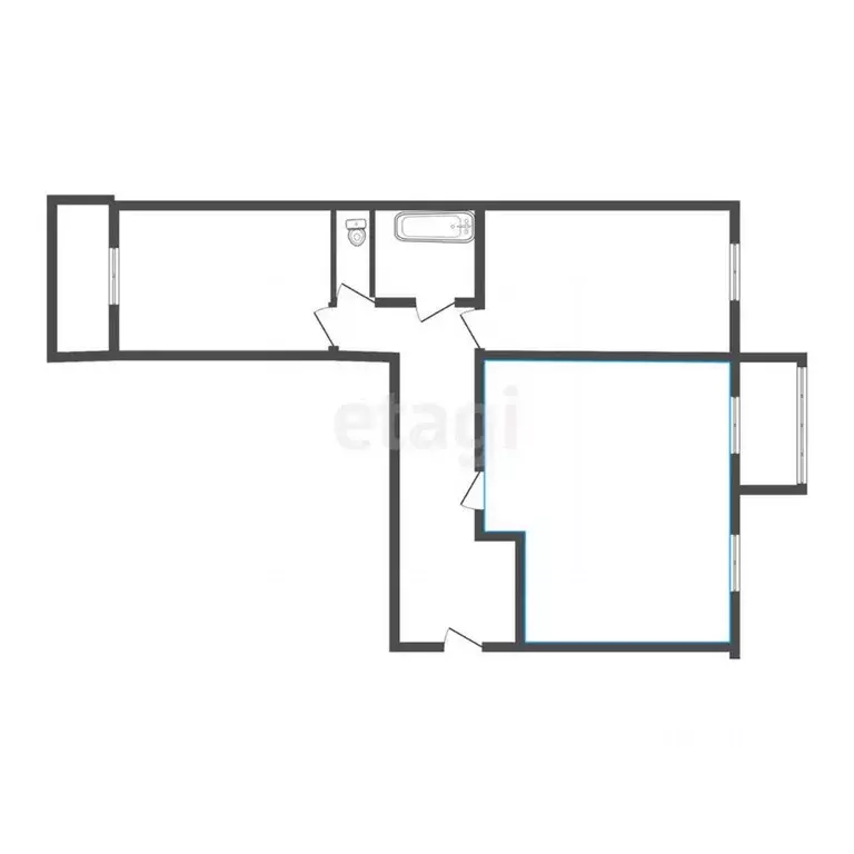 3-к кв. Иркутская область, Ангарск 6А мкр, 27 (69.1 м) - Фото 1