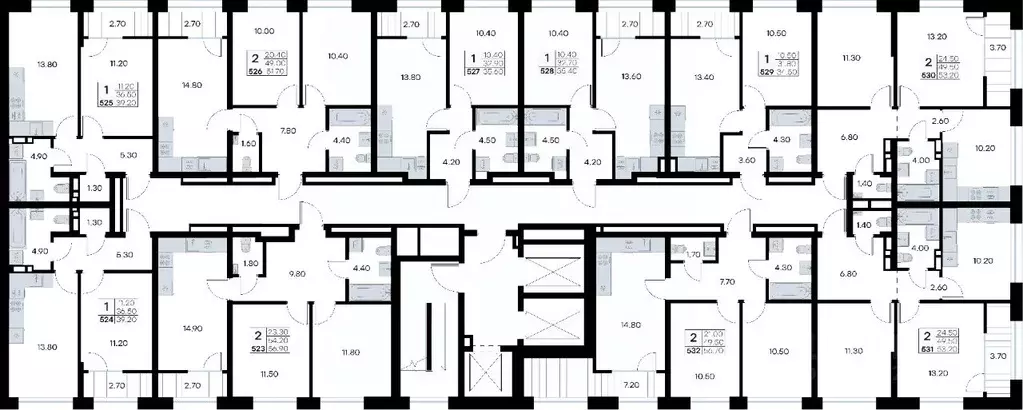 2-к кв. Приморский край, Владивосток ул. Нейбута, 135 (53.2 м) - Фото 1