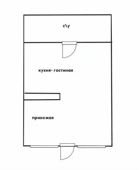 Студия Краснодарский край, Геленджик Туристическая ул., 3к1 (27.0 м) - Фото 2