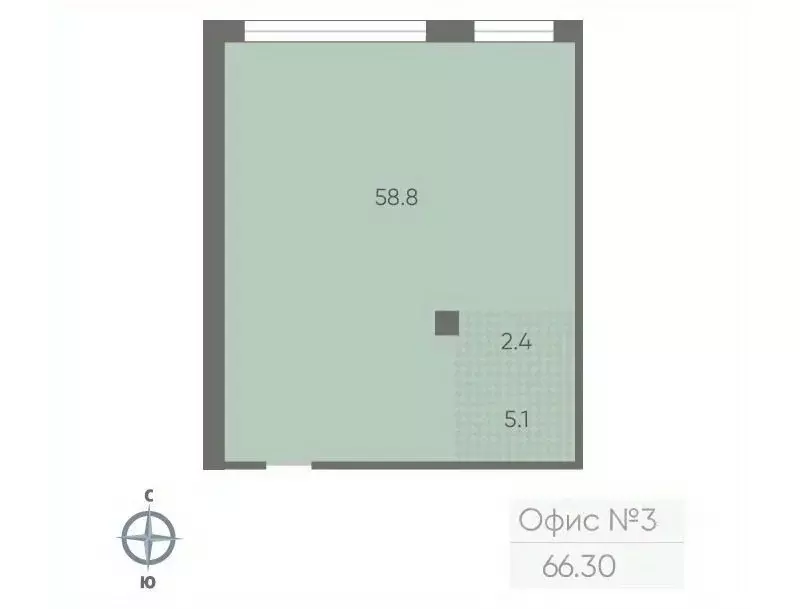 Офис в Санкт-Петербург Партизанская ул., 5 (66 м) - Фото 1