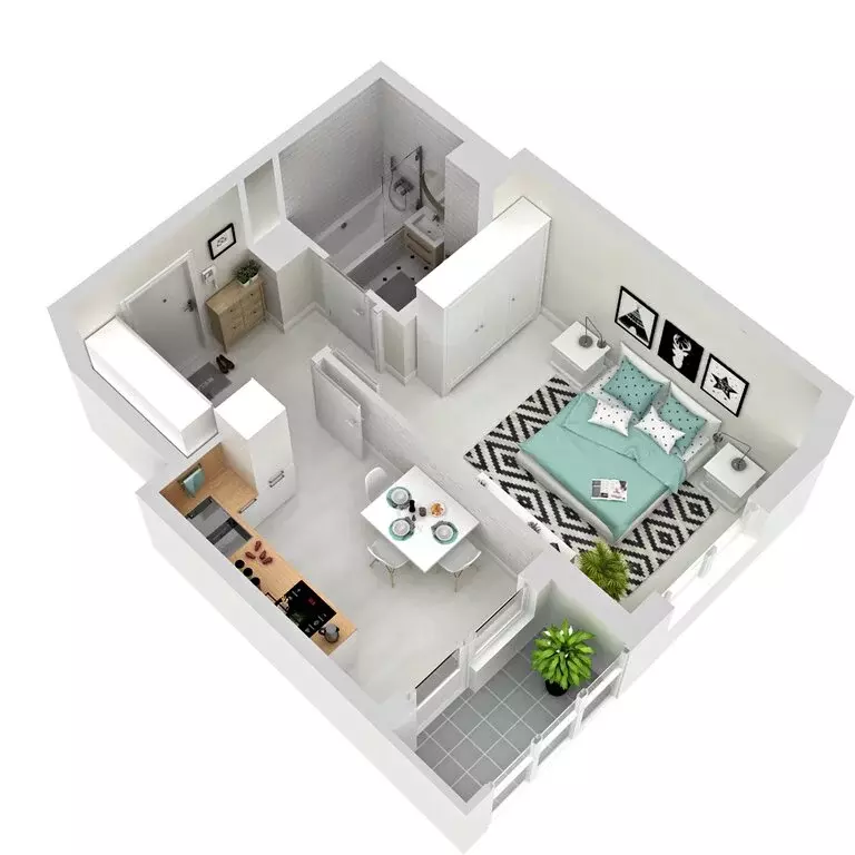 1-комнатная квартира: Ижевск, Воткинское шоссе, 83к2 (34.7 м) - Фото 2