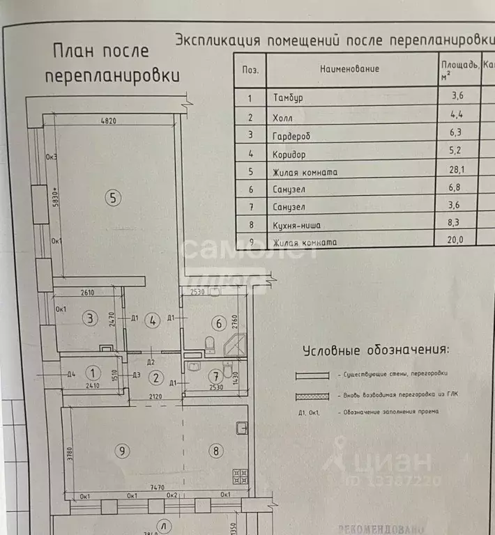 2-к кв. Удмуртия, Ижевск ул. имени Вадима Сивкова, 189к2 (85.0 м) - Фото 1