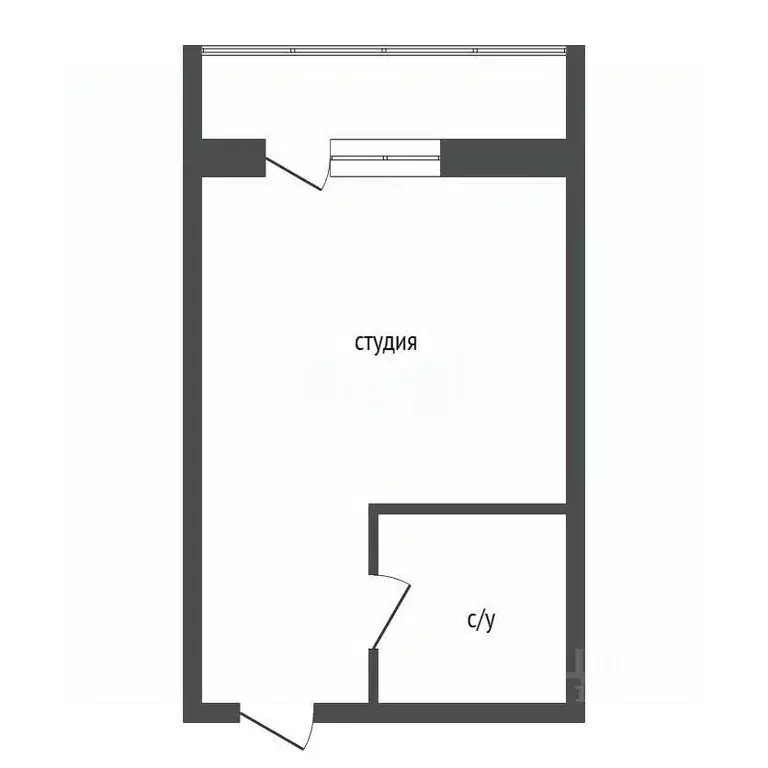 Студия Красноярский край, Красноярск Норильская ул., 40 (26.7 м) - Фото 2