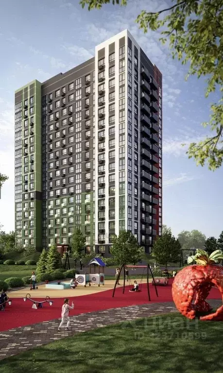 1-к кв. Брянская область, Брянск Новый Город жилой комплекс (39.96 м) - Фото 2