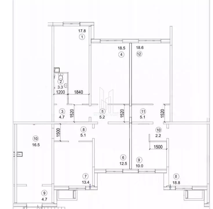 Торговая площадь в Санкт-Петербург просп. Королева, 73 (156 м) - Фото 2