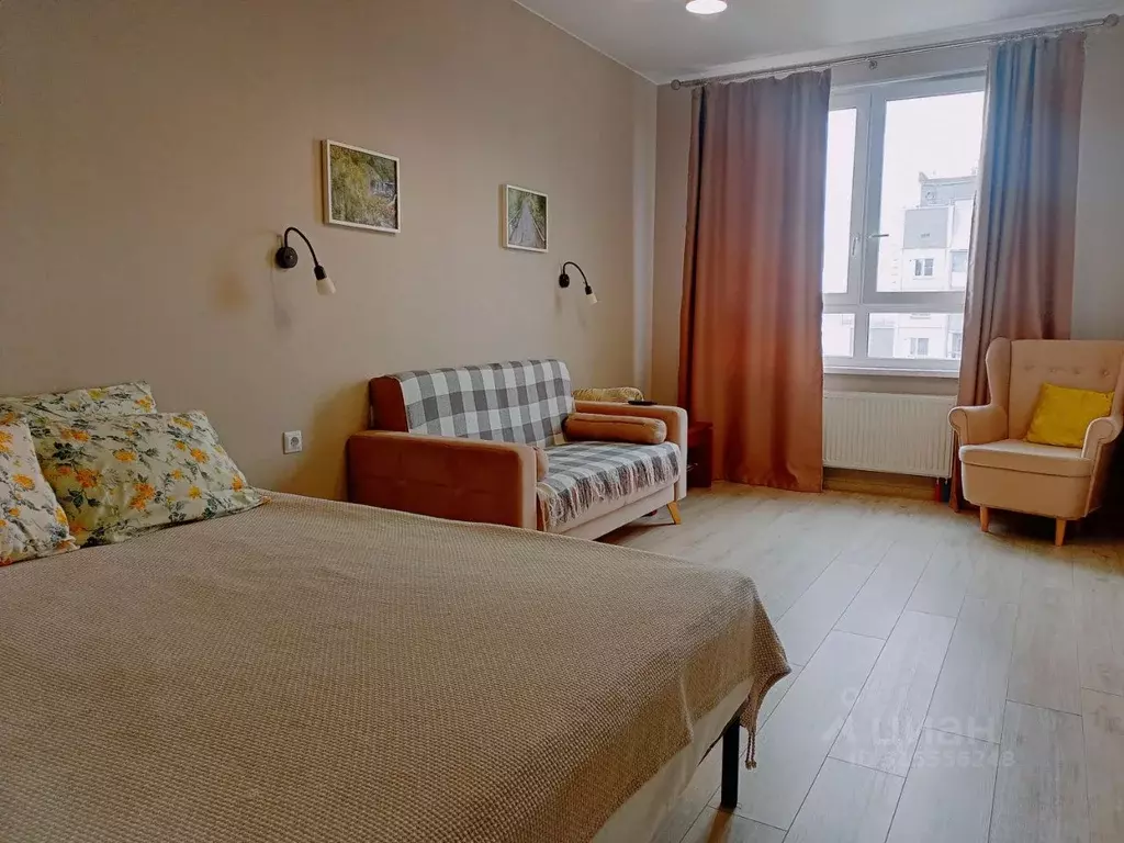 1-к кв. Ленинградская область, Гатчина Пушкинское ш., 1 (43.0 м) - Фото 1