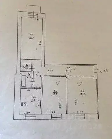 3-к кв. Кировская область, Киров Октябрьский просп., 3 (79.1 м) - Фото 1