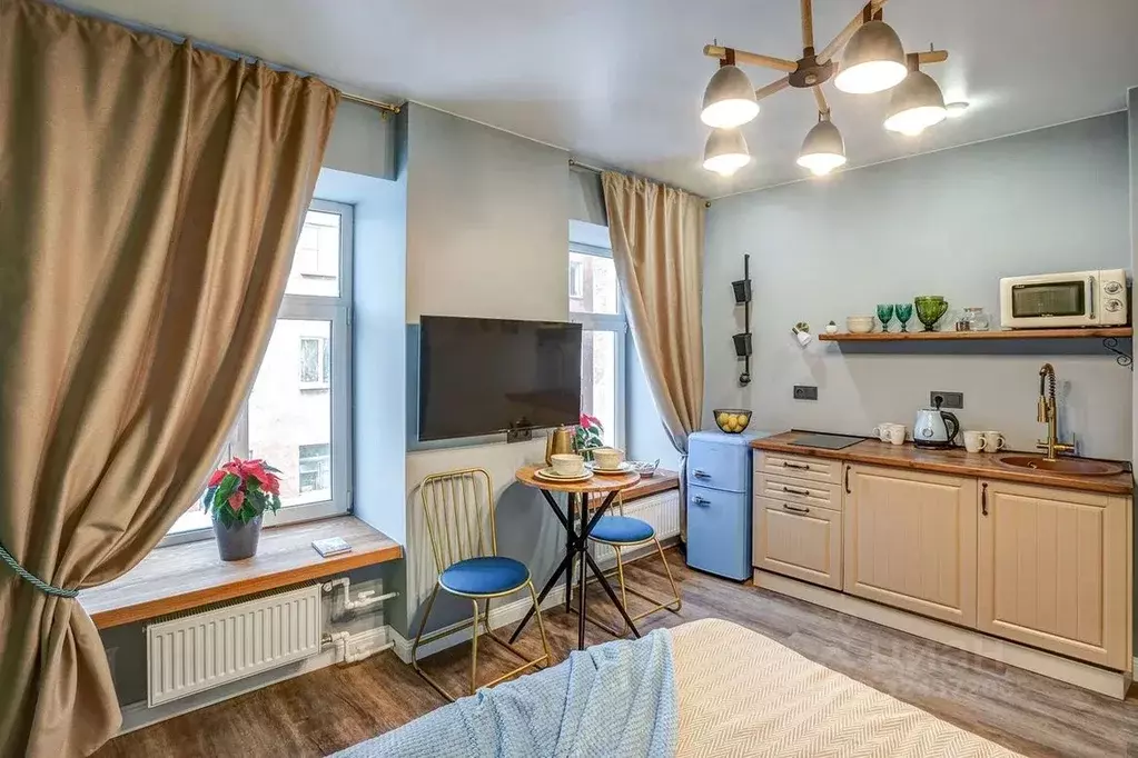 Студия Санкт-Петербург Рижский просп., 70Р (23.0 м) - Фото 1