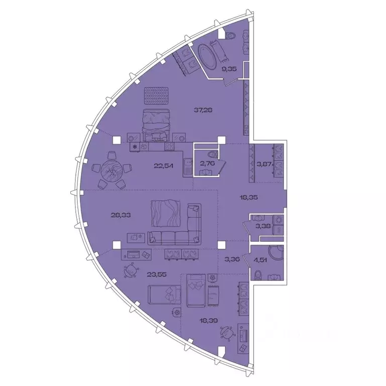 4-к кв. Иркутская область, Иркутск наб. Верхняя (175.67 м) - Фото 1