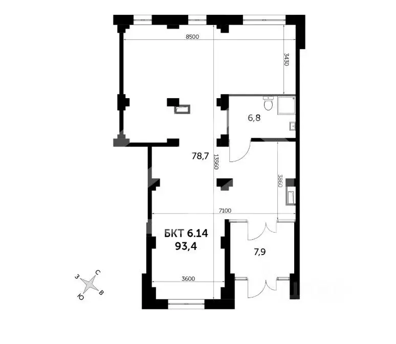 Торговая площадь в Московская область, Люберцы ул. Рождественская, 12 ... - Фото 2
