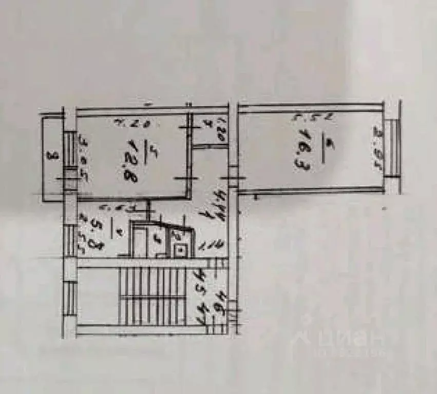 2-к кв. Московская область, Одинцово ул. Маршала Жукова, 45 (48.0 м) - Фото 2