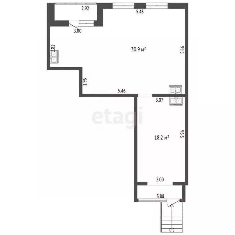 Торговая площадь в Самарская область, Самара Московское шоссе, 18-й ... - Фото 2