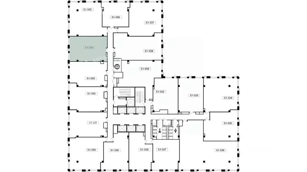 Помещение свободного назначения в Москва № 35 кв-л, 10 (101 м) - Фото 2