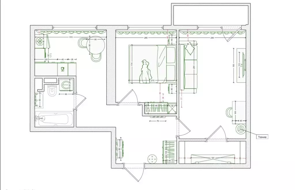 2-к кв. Москва Севанская ул., 46К1 (45.4 м) - Фото 2
