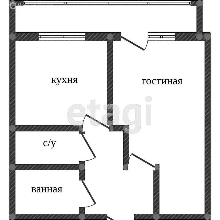 1-комнатная квартира: Воронеж, Южно-Моравская улица, 60 (33.8 м) - Фото 1