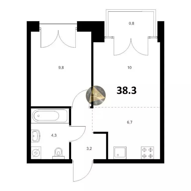 1-комнатная квартира: Санкт-Петербург, набережная Обводного канала, ... - Фото 1